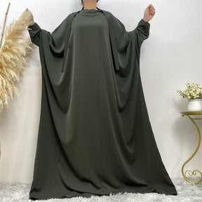 64930 plain abaya dress