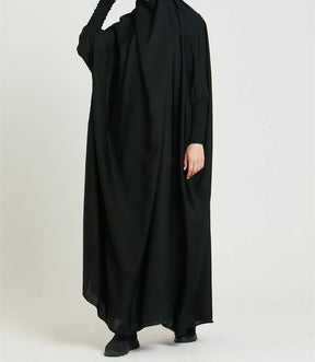 535  Plain Large Swing Abaya Matching Family Dress