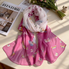 XX2001   Versatile Printed Chiffon Scarf