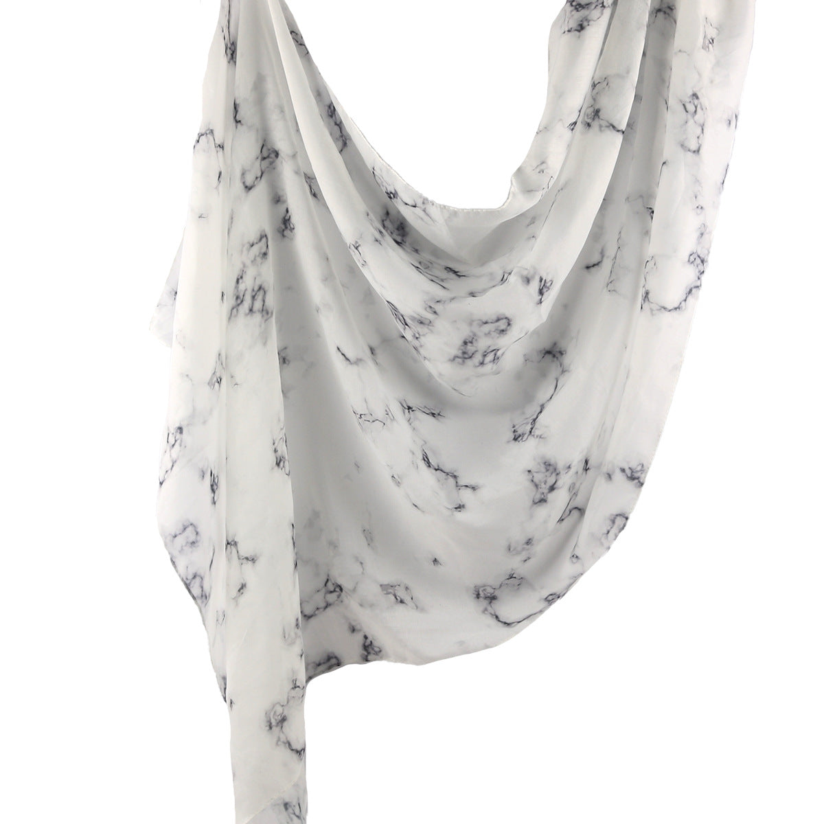 WJ001  Printed Tie-Dye Polyester Long Hijab