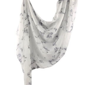 WJ001  Printed Tie-Dye Polyester Long Hijab