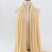 G50 132 colores Hijab de gasa perla