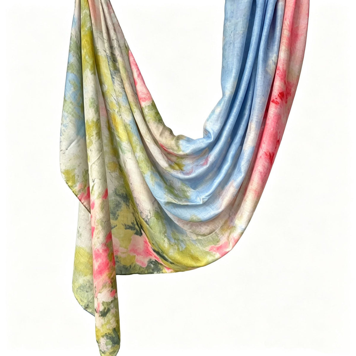 JB030 Printed Double-Sided Polyester Cotton Hijab