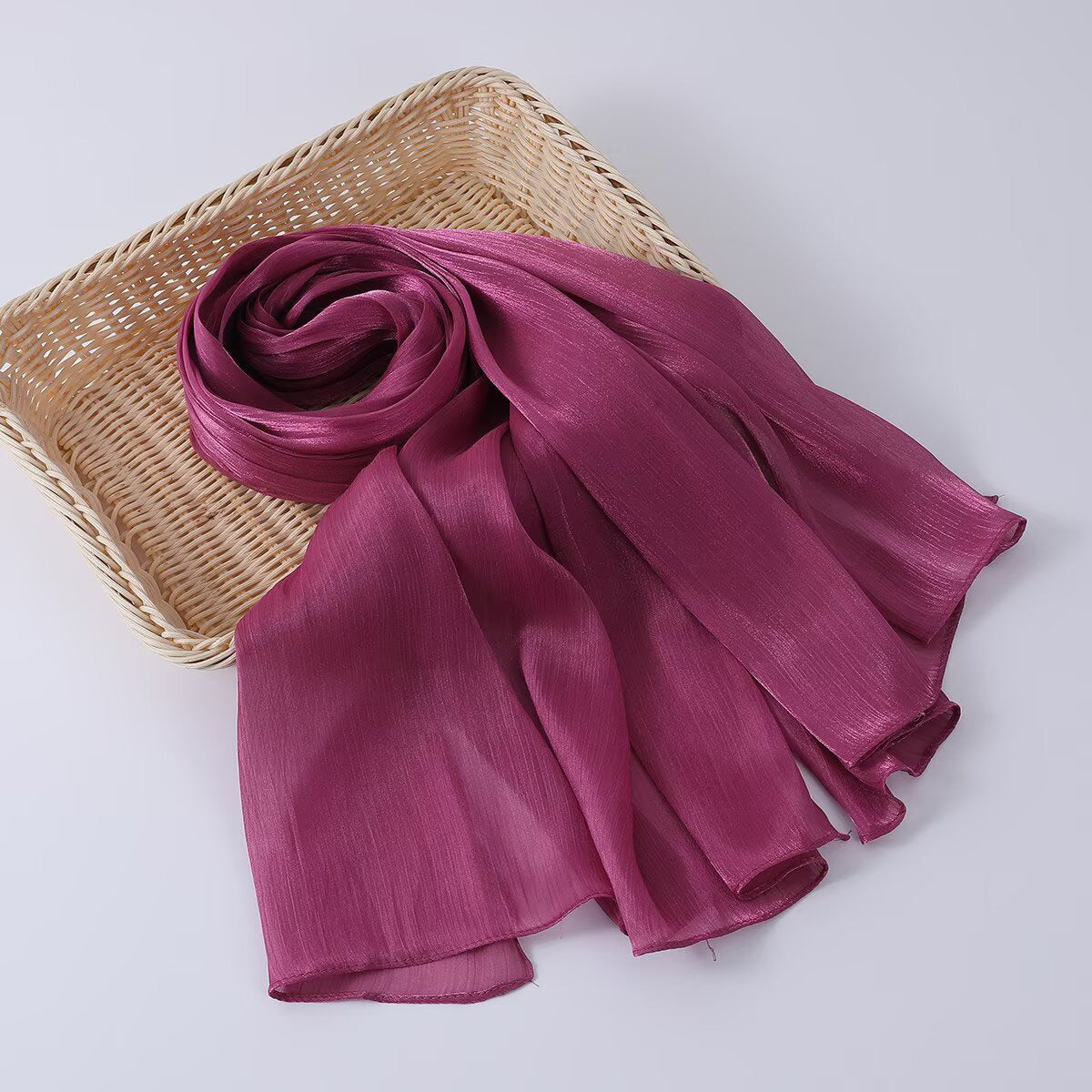 G690  Bright silk fabric breathable cool hijab