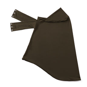 MSL305  Plain Chin-Covering Convenient Hijab Undercap