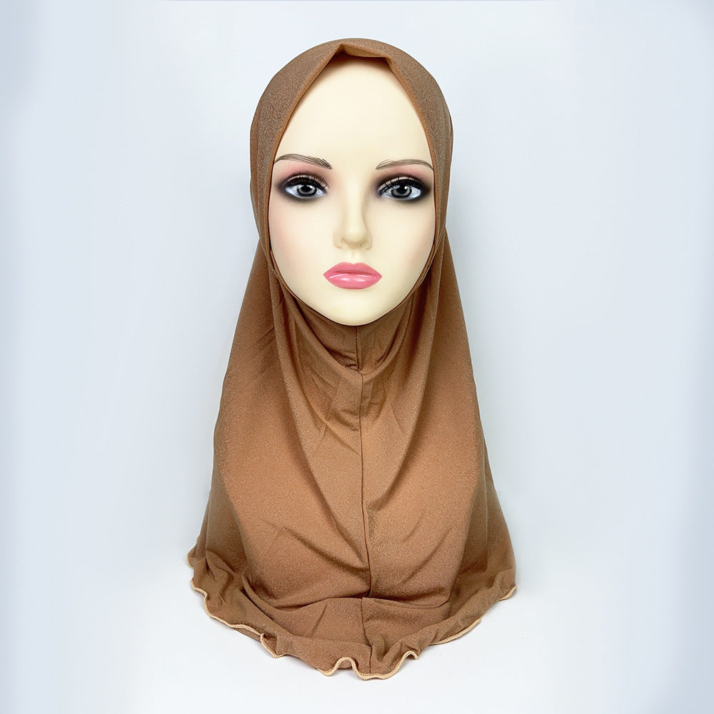 TD53-046  Solid color headscarf breathable and comfortable scarf