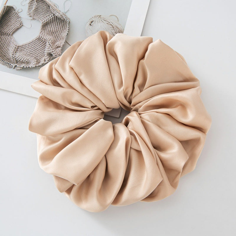 WJA299  Large size ladies' big head bouquet chiffon large intestine circle hairband