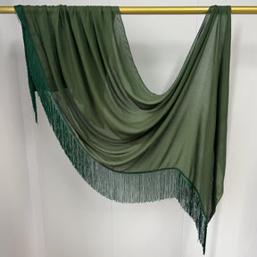 流苏花边 Plain Modal Hijab - Color Option