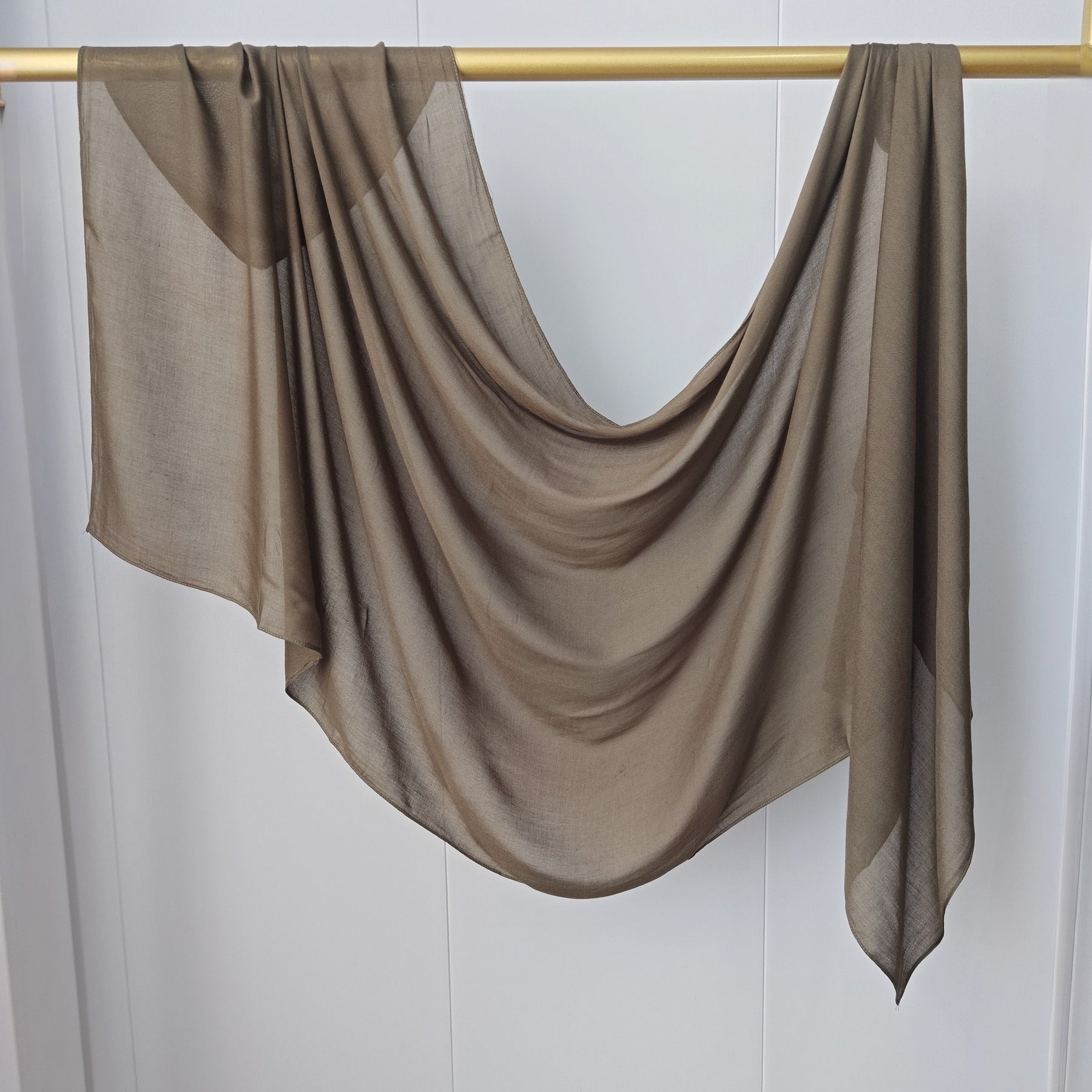 JBWJ002  30S Modal Breathable Plain Single Stitch Hijab