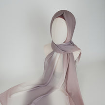 BFL001  Ombre Tie-Dye Pearl Chiffon Hijab