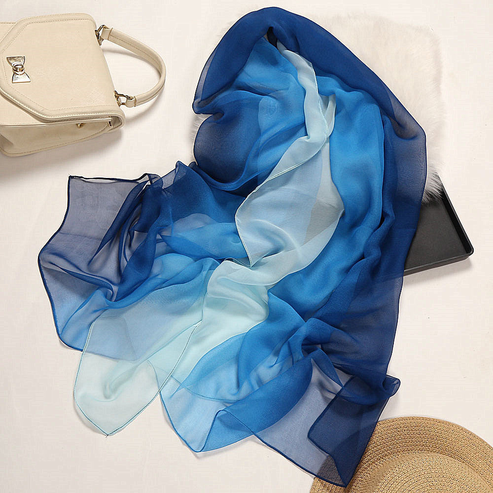 h-320  Georgette Chiffon Scarf Plain & Printed Hijab Series