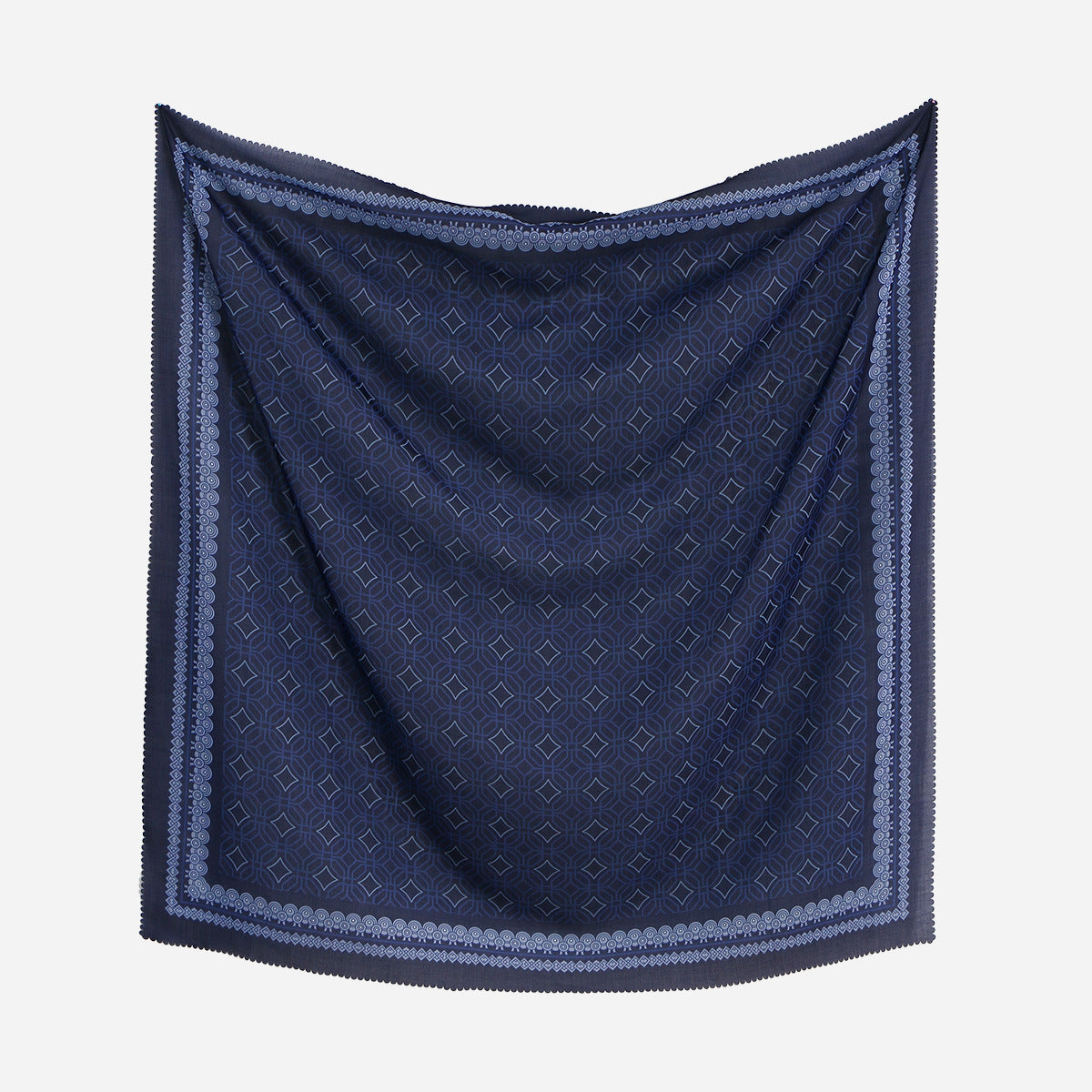 SM013  110*110cm Printed Voile Sun-Shading Square Scarf