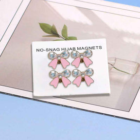 JS3  Pink Panda Bear Hijab Magnetic Clasp - MOQ: 300 pcs/color