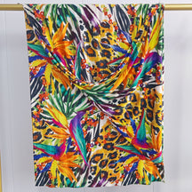 JB099  125GSM Watercolor Marble Mercerized Cotton Double-Sided Print Jersey Hijab