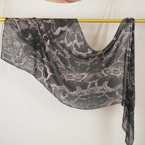 DL002  Double-Sided Modal Printed Single-Stitch Right-Angle Rolled-Edge Hijab