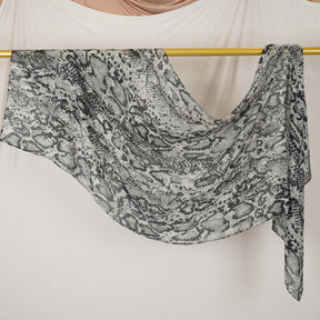 DL002  Double-Sided Modal Printed Single-Stitch Right-Angle Rolled-Edge Hijab