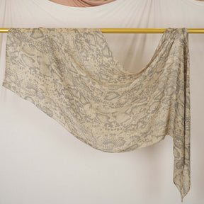 DL002  Double-Sided Modal Printed Single-Stitch Right-Angle Rolled-Edge Hijab