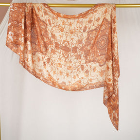 DL001  Double-Sided Modal Printed Single-Stitch Right-Angle Rolled-Edge Hijab