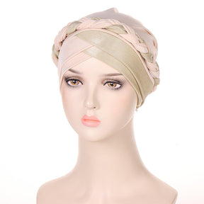 fashion Milk silk hijab turban hat