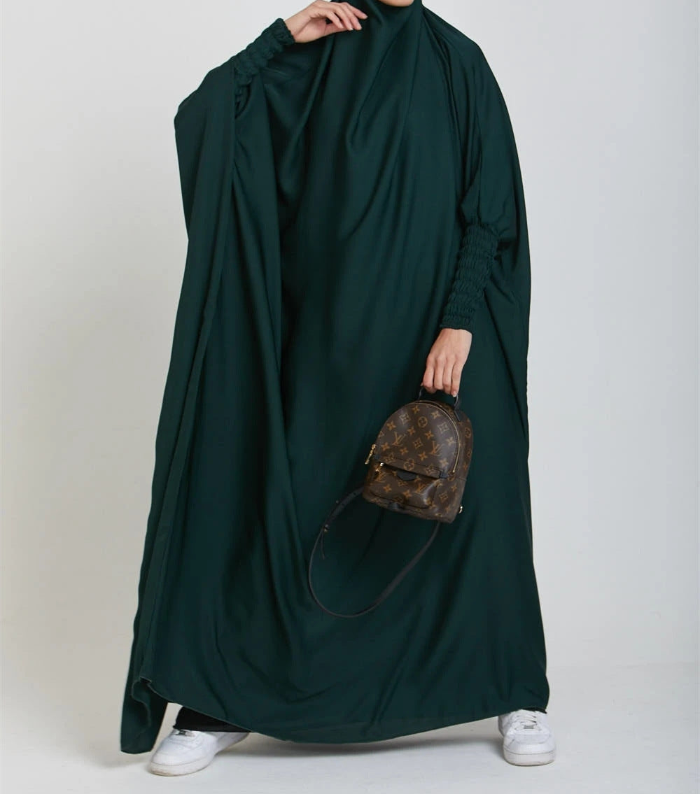 535  Plain Large Swing Abaya Matching Family Dress