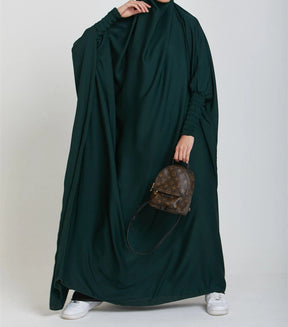 535  Plain Large Swing Abaya Matching Family Dress
