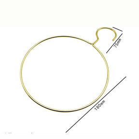 XX001  Creative Minimalist Iron Hijab Tie Coat Rack