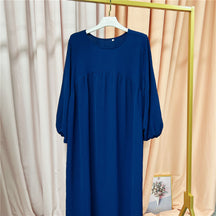 LR500 A loose and comfortable robe in a solid color - MinYang Fashion Apparel Accessory Manufacturer
