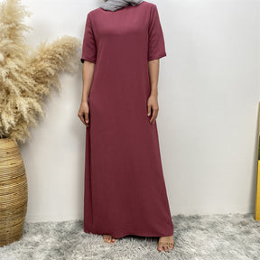 6722 plain muslim abaya