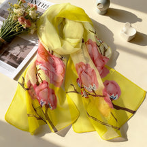 XX2001   Versatile Printed Chiffon Scarf