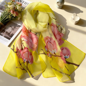 XX2001   Versatile Printed Chiffon Scarf