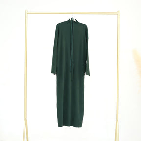 LR930  Autumn/Winter Thickened Jersey Loose Sweater Dress