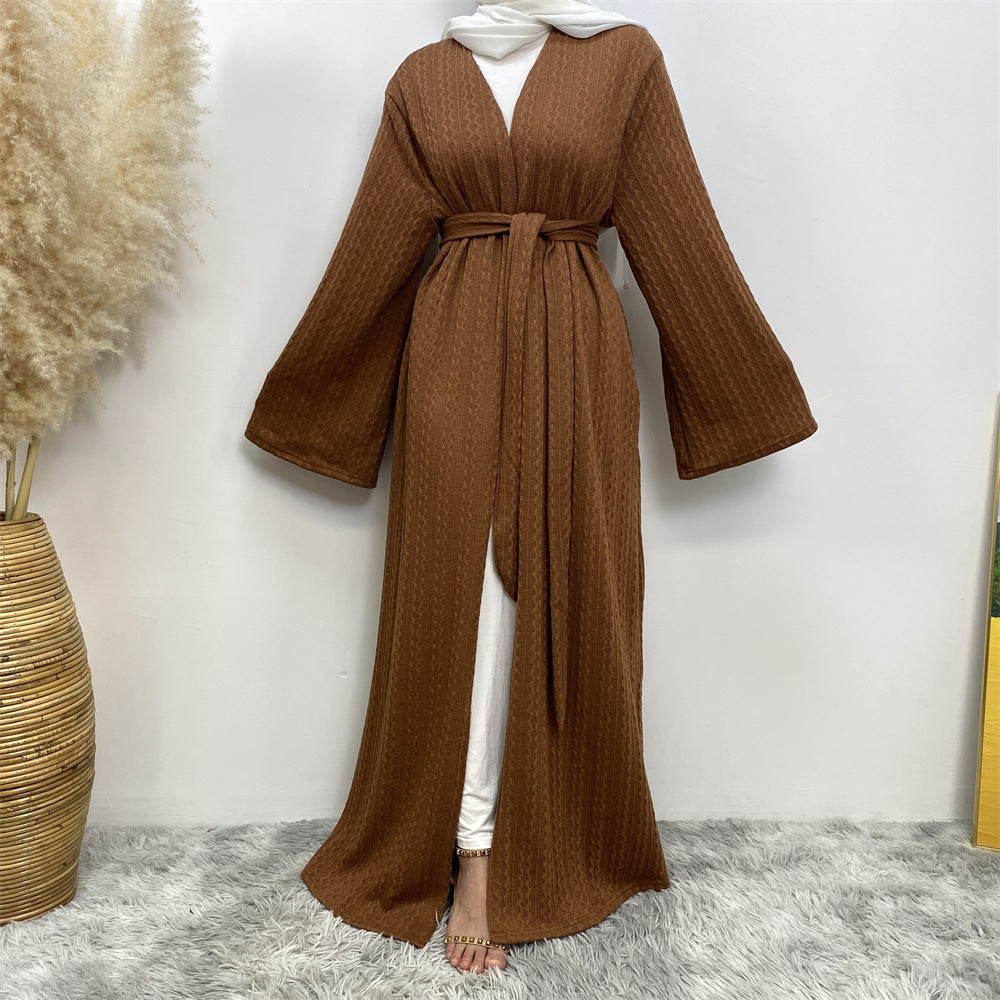 1955-1  Minimalist Knit Sweater Cardigan for Fall & Winter