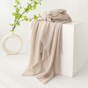 FH24-5559（2） Cotton and linen scarf scarf  winter scarf