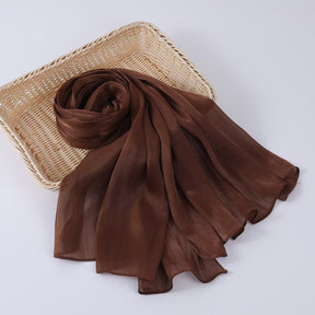 G690  Bright silk fabric breathable cool hijab