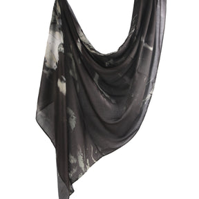 WJ001  Printed Tie-Dye Polyester Long Hijab