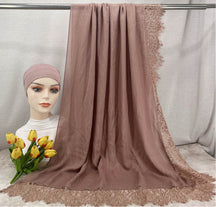 HY002  Elegant Plain Breathable Modal Hijab + Undercap Set