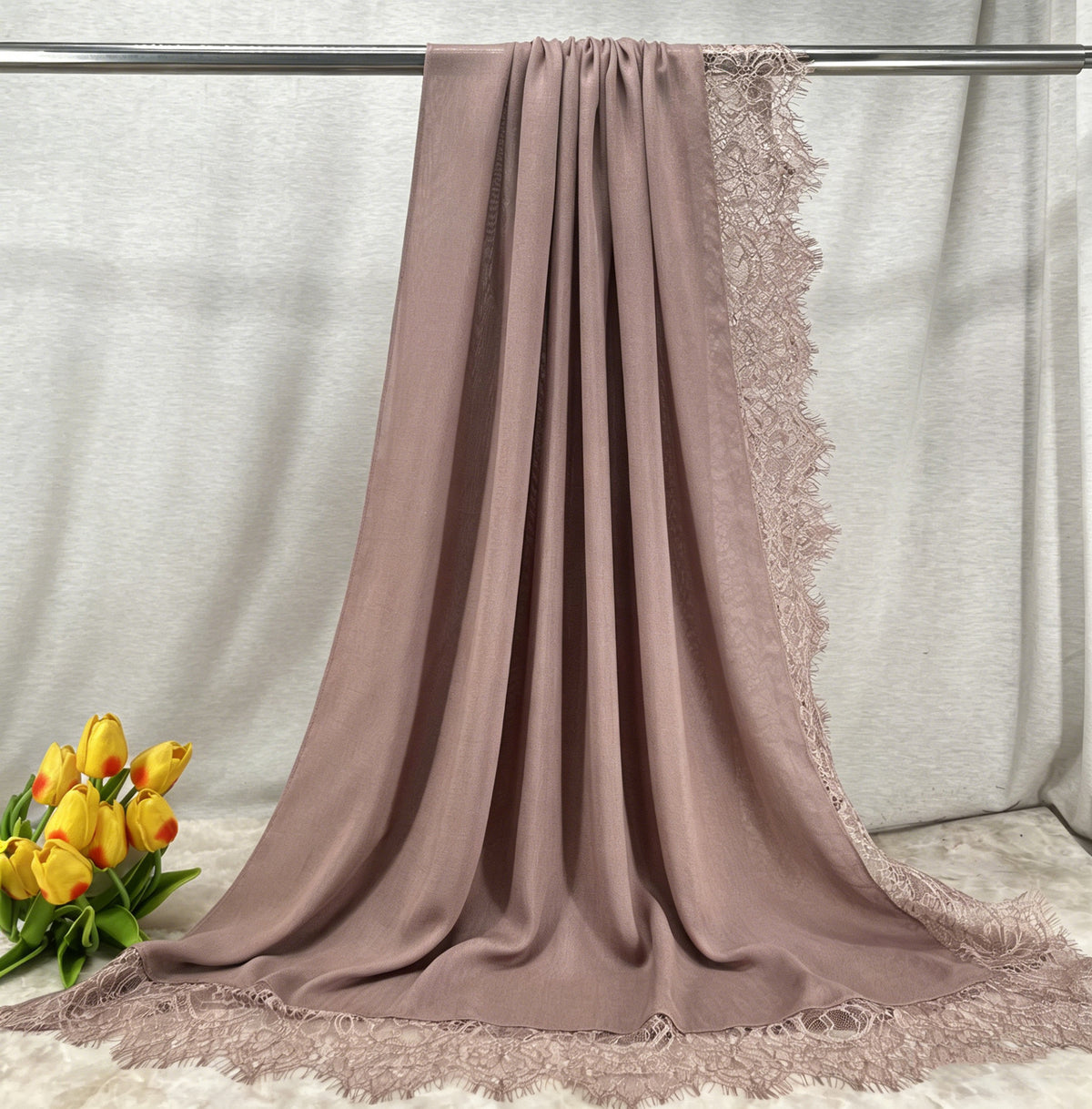 HY004   ELEGANT PLAIN BREATHABLE MODAL HIJAB