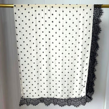 2026434  Modal double-sided print lace L-trim hijab