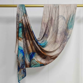 JB021  Printed Mercerized Cotton Jersey Hijab