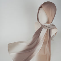 BFL001  Ombre Tie-Dye Pearl Chiffon Hijab