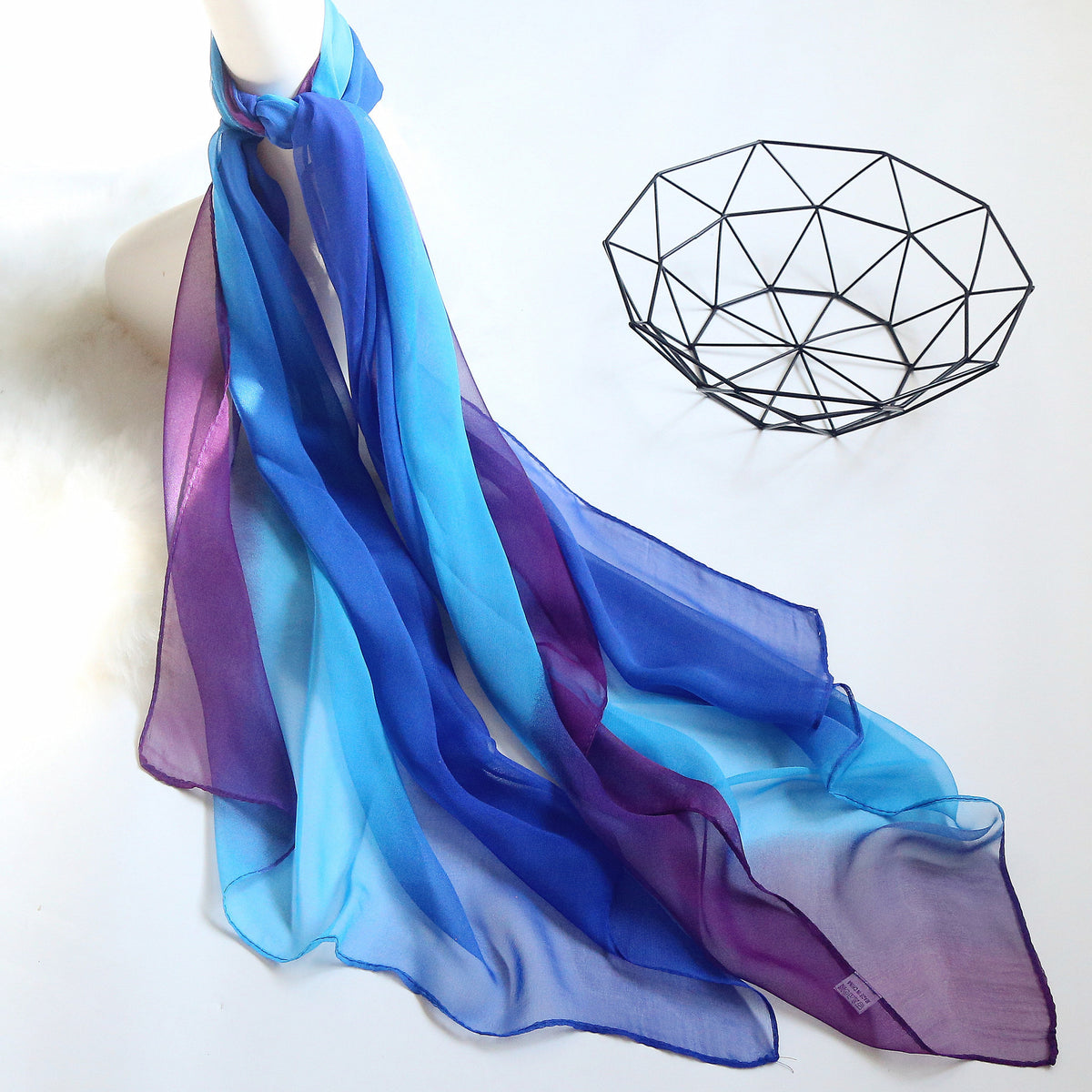 h-320  Georgette Chiffon Scarf Plain & Printed Hijab Series