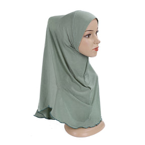 H120 plain instant hijab