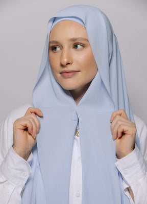 PW001  Exquisite chiffon hijab with built-in magnets