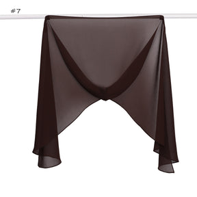 YZ317  Plain Pearl Chiffon Hijab with Built-in Magnetic Closure
