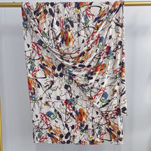 JB099  125GSM Watercolor Marble Mercerized Cotton Double-Sided Print Jersey Hijab