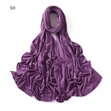 YZ101  Small-Size Plain Mercerized Cotton Jersey Hijab