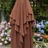 8 - Coffee Abaya + Hijab