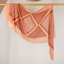 DL001  Double-Sided Modal Printed Single-Stitch Right-Angle Rolled-Edge Hijab