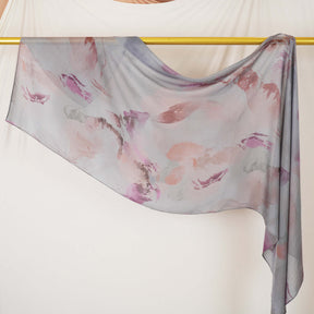 DL002  Double-Sided Modal Printed Single-Stitch Right-Angle Rolled-Edge Hijab