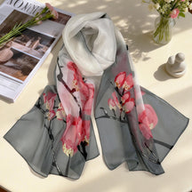 XX2001   Versatile Printed Chiffon Scarf